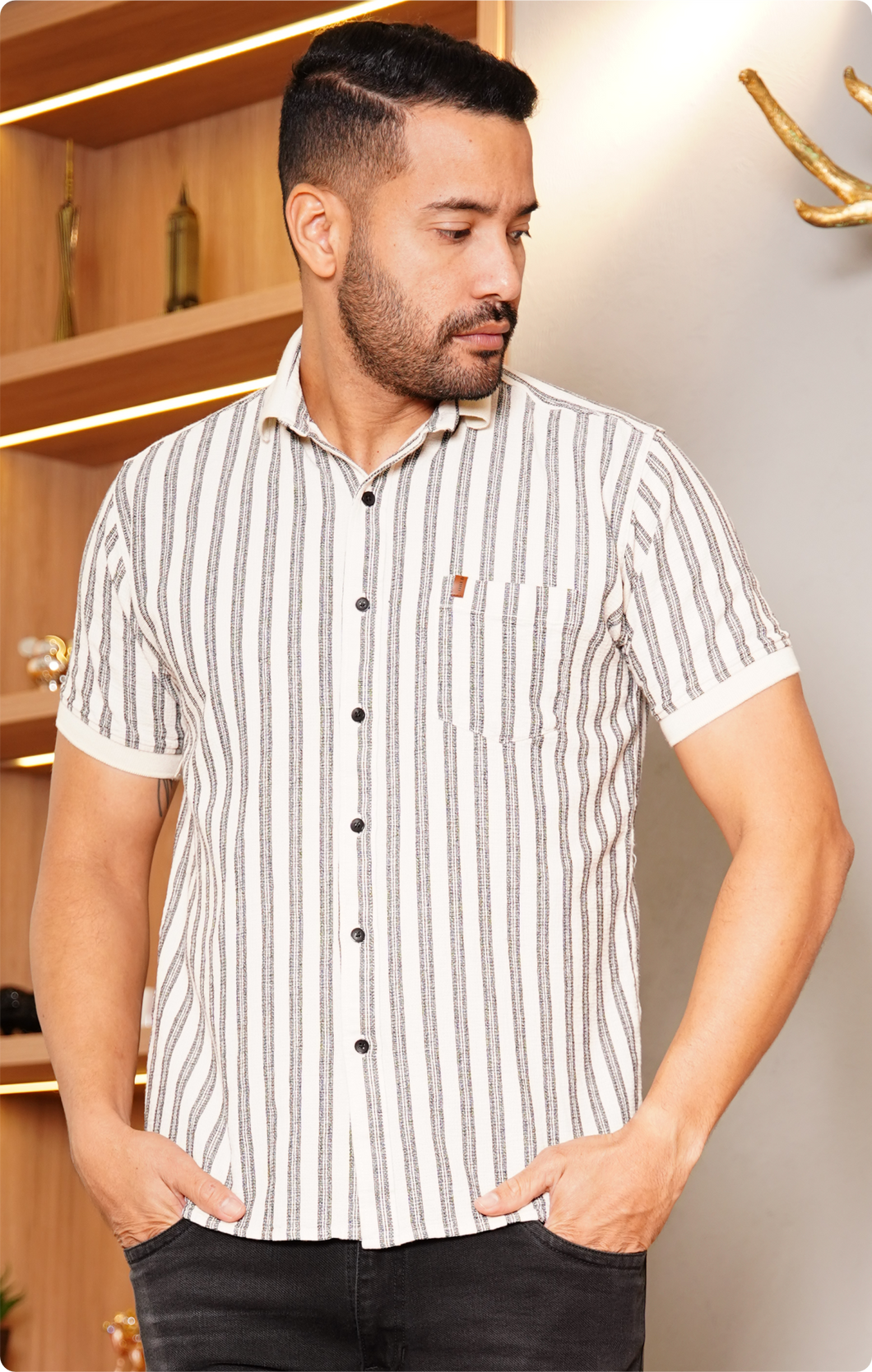 CAMISA SLIM FIT OBED MC