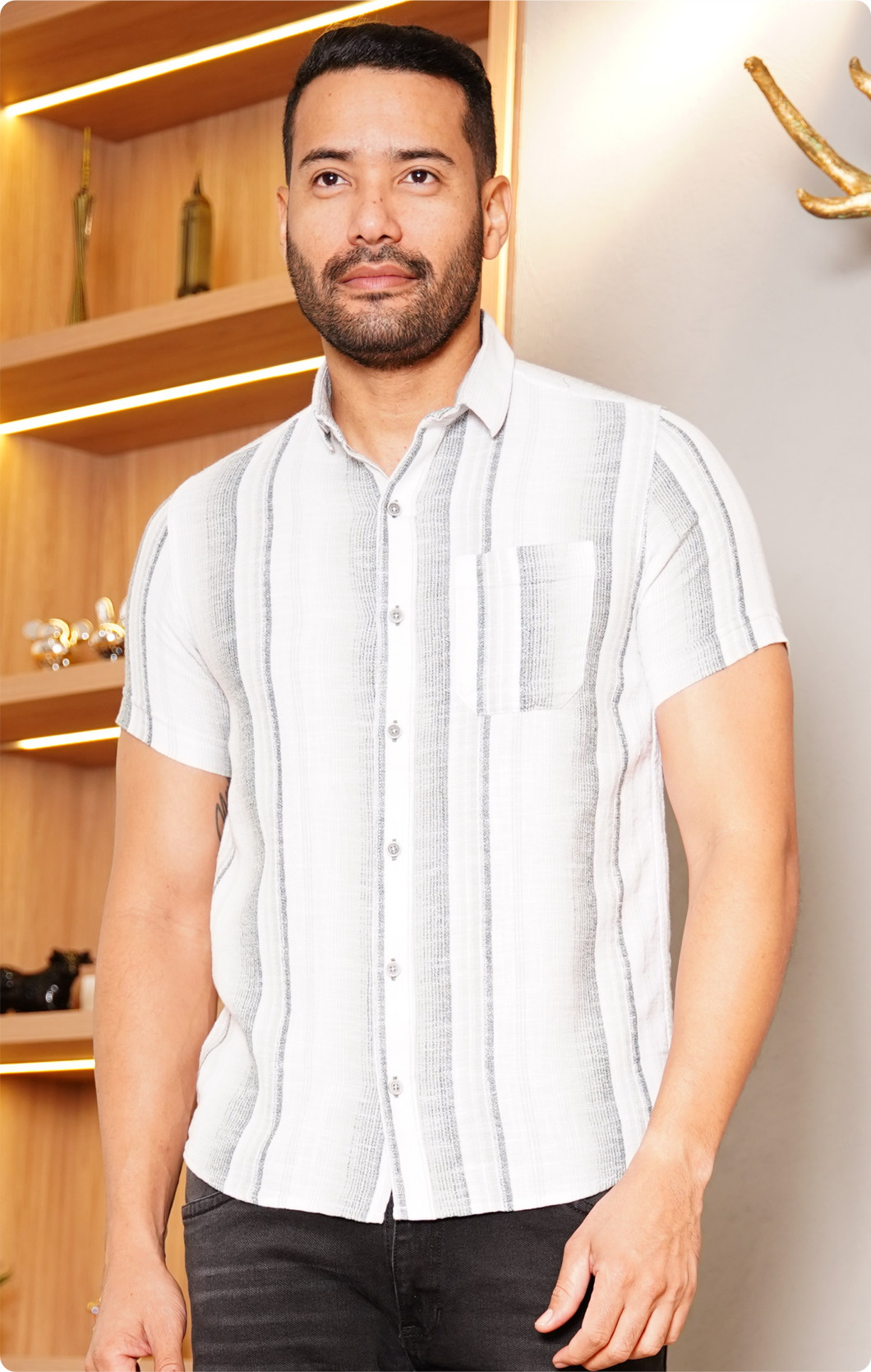 CAMISA SLIM FIT OBED MC