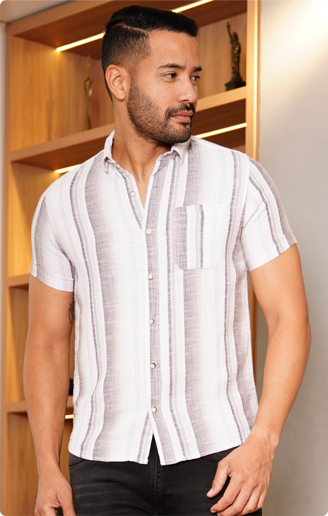 CAMISA SLIM FIT OBED MC