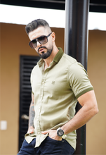 Cargar imagen en el visor de la galería, CAMISA SLIM FIT OBED MC

