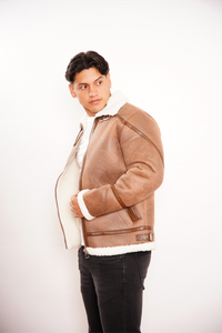 CHAQUETA PILOTO CAFE