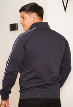 Cargar imagen en el visor de la galería, CHAQUETA AZUL RIB

