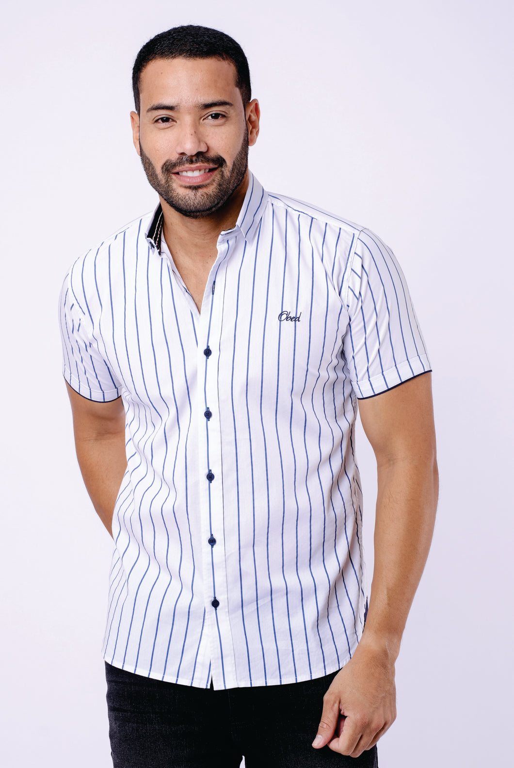 CAMISA SLIM FIT OBED MC NEW COLLECTION