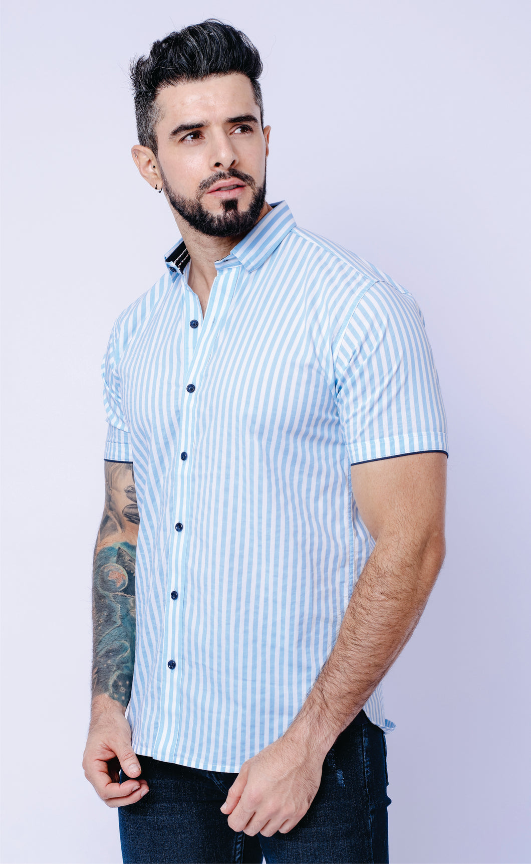 CAMISA SLIM FIT OBED MC NEW COLLECTION