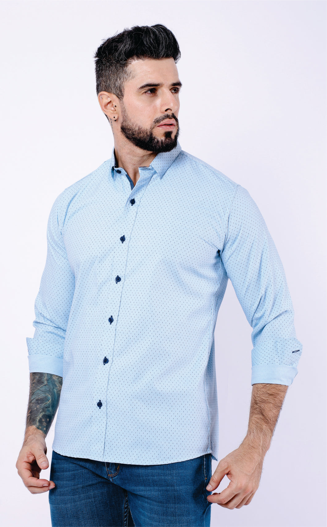 CAMISA SLIM FIT OBED ML NEW COLLECTION